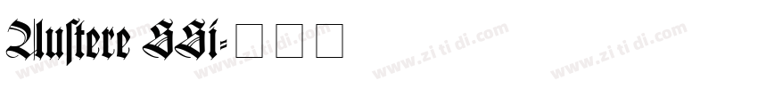 Austere SSi字体转换